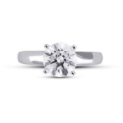 2.00 ct. Round Diamond Solitaire Ring (H, VS1)