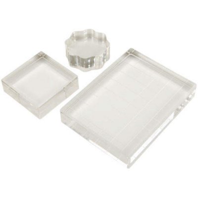 Apple Pie Memories Acrylic Stamp Block Set Of 3-.7