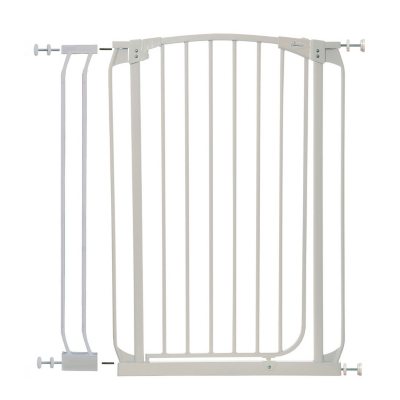 Dreambaby Chelsea Tall Auto Close Security Gate Combo, White