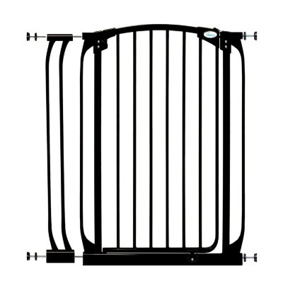 Dreambaby Chelsea Tall Auto Close Security Gate Combo, Black