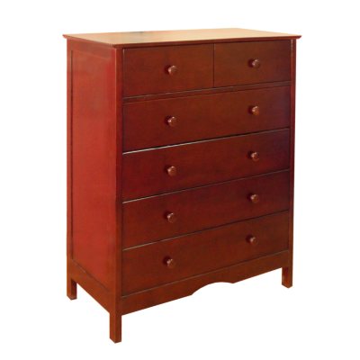 AFG Molly 6 Drawer Dresser - Cherry