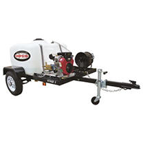 SIMPSON Trailer 4200 PSI 4.0 GPM -Cold Water Pressure Washer System Powered by Vanguard