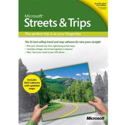 Microsoft Streets & Trips 2010 Mapping Software