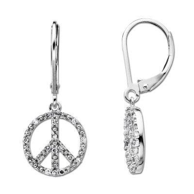 .25 ct. t.w. Diamond Peace Earrings (H-I, I1)