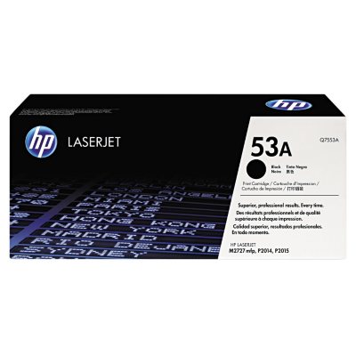HP 53A Original Laser Jet Toner Cartridge, Black - 3,000 Page Yield