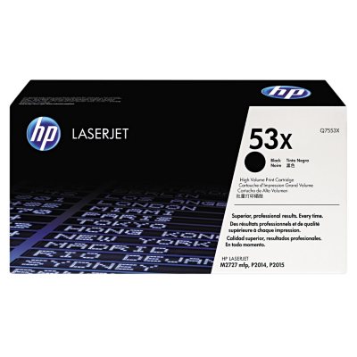 HP 53X Original Laser Jet Toner Cartridge, Black - 1 pack (7,000 Page Yield)