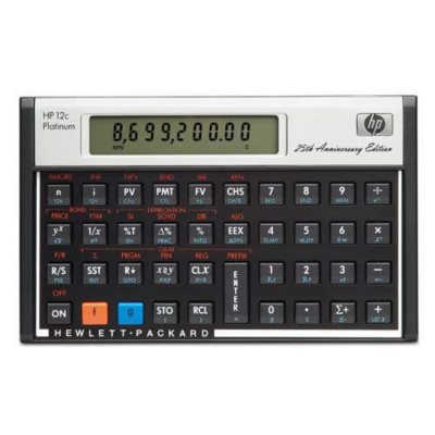HP's 12c Platinum Calculator