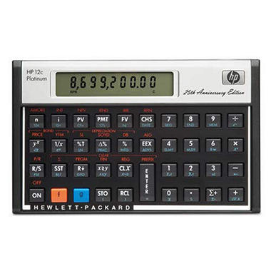HP's 12c Platinum Calculator    HP 12CPA