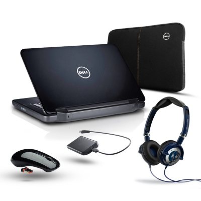 Dell N5050 Laptop, Intel Core i3-2370M Bundle - Preloaded Office Home & Student 2010