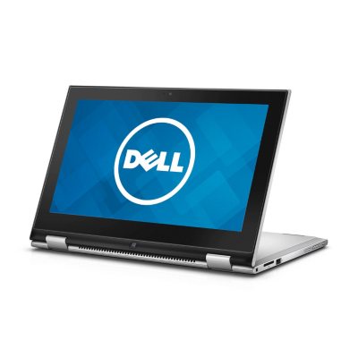 Dell, 2-in-1 Convertible 11.6” Touchscreen Laptop, Intel Pentium Processor, 4GB Memory, 500GB Hard Drive, Windows 10 - Silver