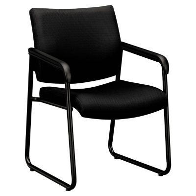 basyx VL443 Series Sled Base Guest Chair, Black 