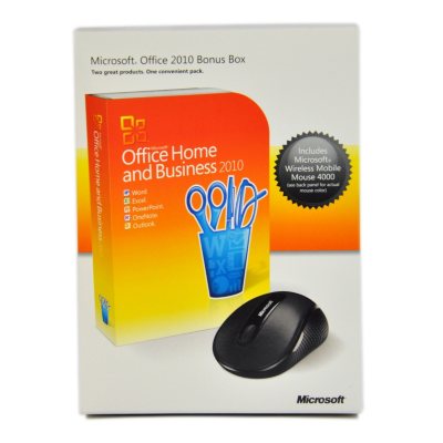Microsoft Office Home and Business 2010 with bonus Mouse