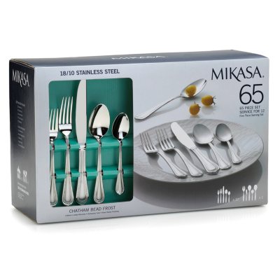 Mikasa 65 Piece Flatware Set - Chatham
