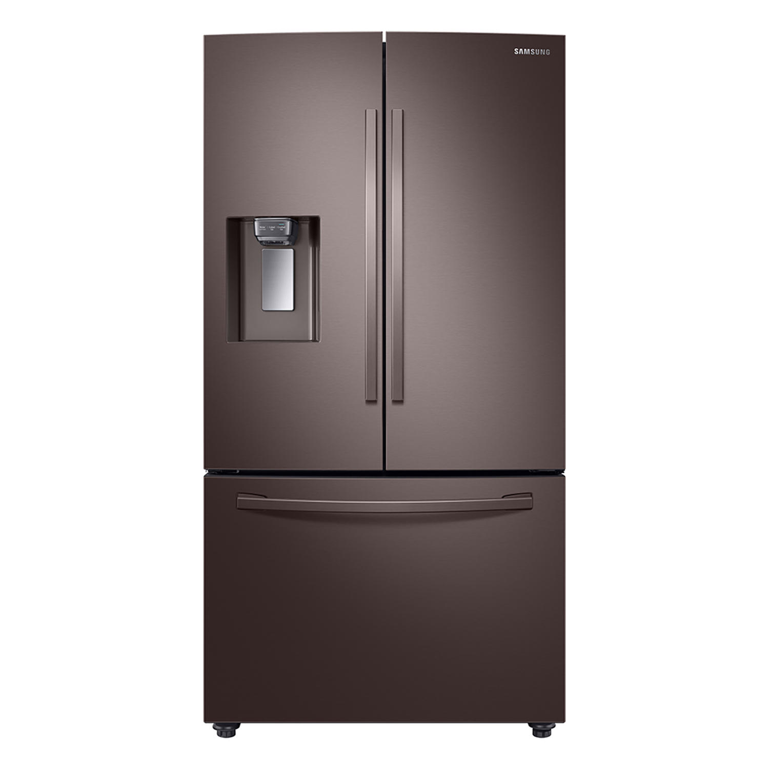 SAMSUNG - 3-Door French Door Refrigerator with CoolSelect Pantry&#226;„&#162; - Tuscan, Standard Depth