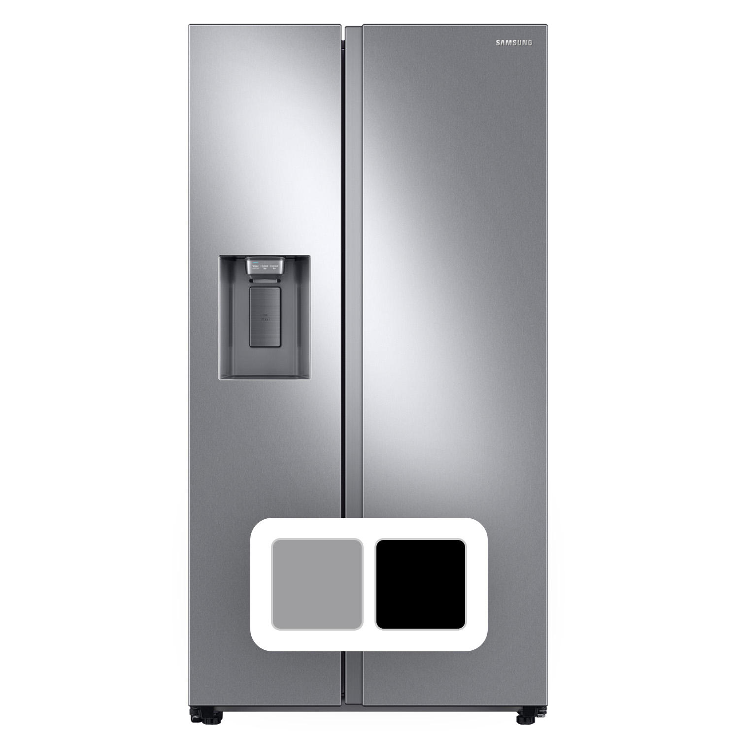 Samsung 22 cu. ft. Counter Depth Side By Side Refrigerator - Stainless Steel