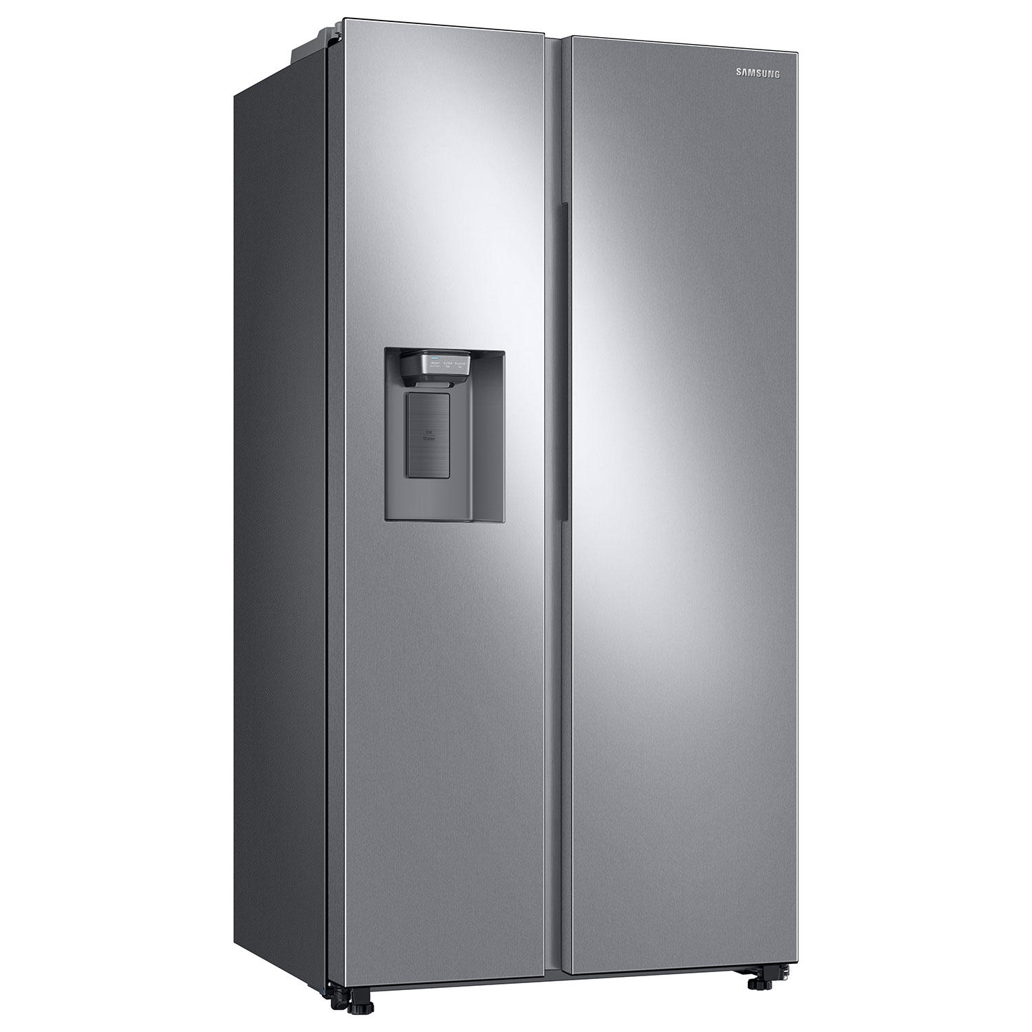Samsung 22 cu. ft. Counter Depth Side By Side Refrigerator - Black Stainless Steel