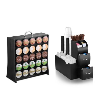 Mind Reader Condiment Organizer and K-Cup Rack
