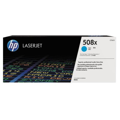 HP 508X (CF361X) High Yield Cyan Original LaserJet Toner Cartridge