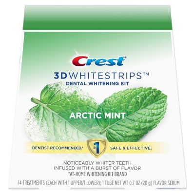 UPC 889714001516 product image for Crest 3D Whitestrips Arctic Mint, Dental Whitening Kit + 1 Tube of Flavor Serum  | upcitemdb.com