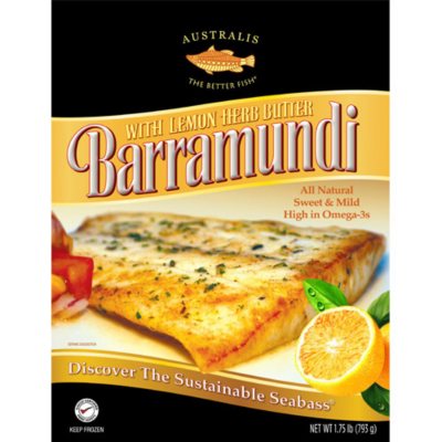 Australis Barramundi Seabass with Lemon Herb Butter - 1.75 lb