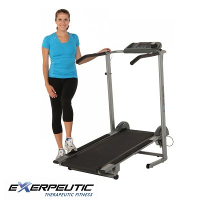 Exerpeutic 100XL Heavy Duty Magnetic Manual Treadmill with Pulse
