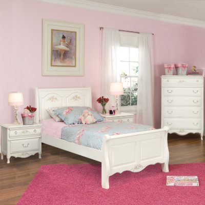 Rhyland Sleigh Bedroom Set - Twin - 3pc