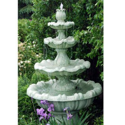 Large Mediterranean Four Tier Fountain