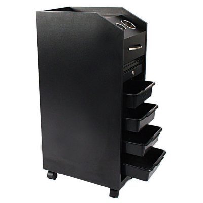 Salon Lockable Rolling Cart