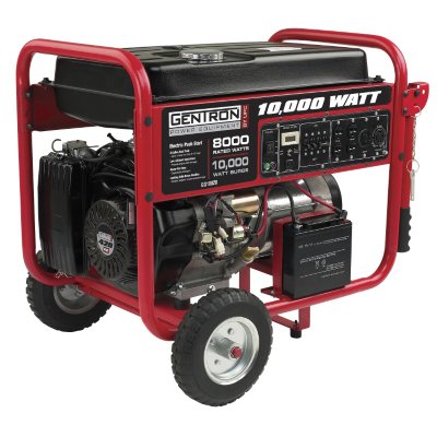 UPC 894836002839 product image for Gentron 10,000 Watt Gas Generator with Electric Start (California Unit) | upcitemdb.com