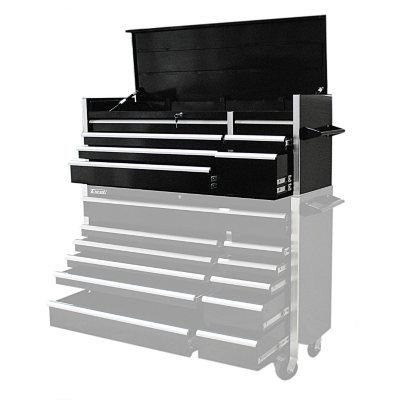 Excel - Heavy Duty Roller Cabinet - Black - 7 Slide Drawers