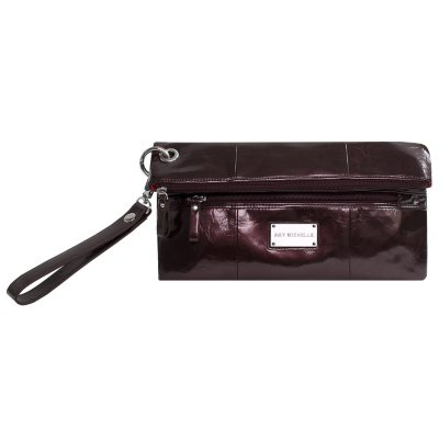 Amy Michelle Poppy Clutch, Chocolate