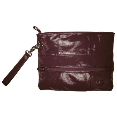 Poppy Clutch - Eggplant