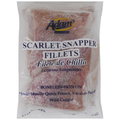 Adam's Scarlet Snapper Fillets - 2 lbs.