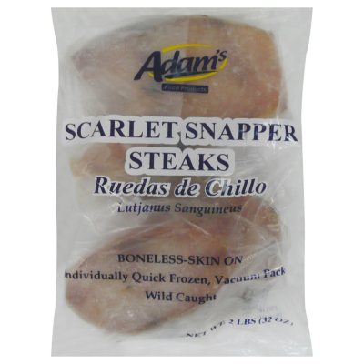 Adam's Scarlet Snapper Steaks - 2 lbs.