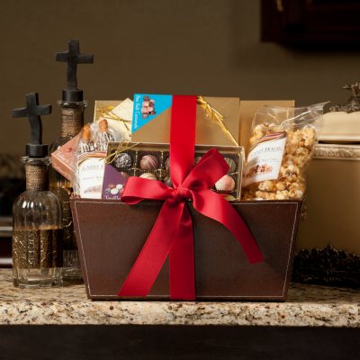 Candy House "Delectable" Basket of Treats 