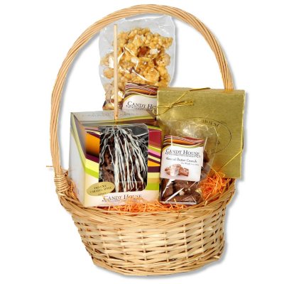 Candy House Caramel Apple Harvest Basket