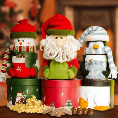 Candy House Santa Stackable of Treats
