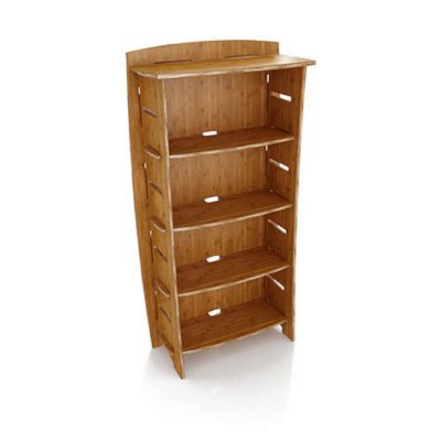 Amber Bamboo Bookcase - 59" x 31"
