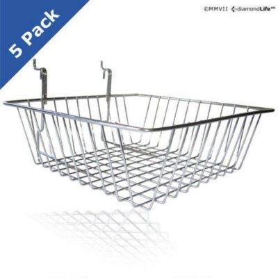 SlatWall / PegBoard Baskets - 5 pk.