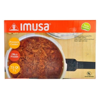 Imusa Aluminum 7.5 qt. Pressure Cooker