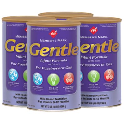 Member's Mark - Gentle Infant Formula - 4 pk.