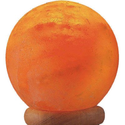 Himalayan Ionic Natural Crystal Salt Globe Lamp