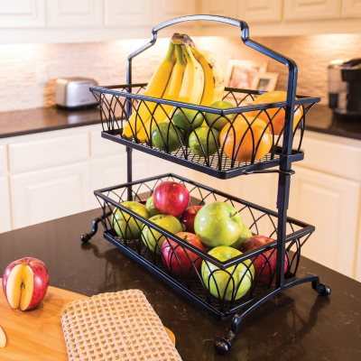 Giftburg Two-Tier Wrought-Iron Basket - Sam’s Club