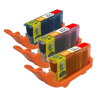 Canon CLI-221 Compatible Ink Tank Cartridge, Cyan/Magenta/Yellow (3 pk., 510 Page Yield)