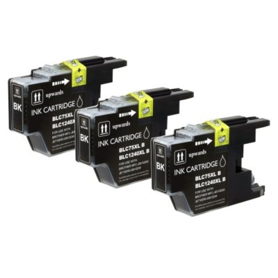 Brother LC75 Compatible Ink Cartridge, Black (3 pk., 600 Page Yield)