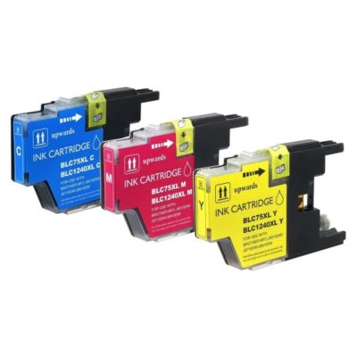 Brother LC75 Compatible Ink Cartridge, Cyan/Magenta/Yellow (3 pk., 600 Page Yield)