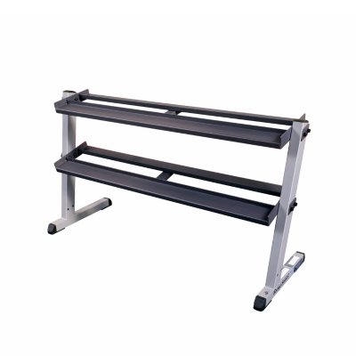 Body Solid GDR60 2-Tier Horizontal Dumbbell Rack