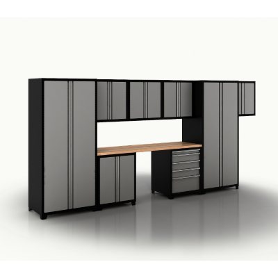 New Age Cabinet Set - Grey - 9 pc.