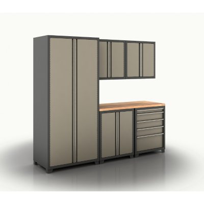 Coleman - Cabinet Set - Taupe - 6 pc.