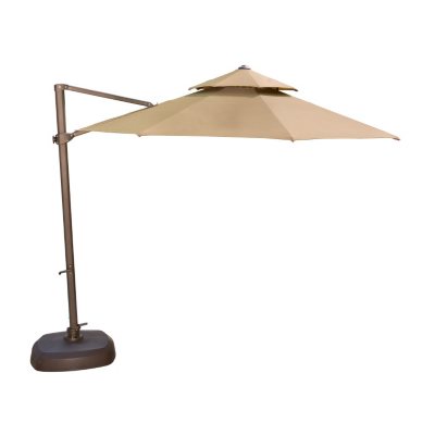 11' Beige Cantilever Umbrella